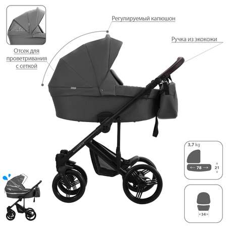 Коляска 2 в 1 Bebetto Magnum Light