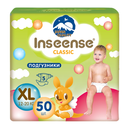 Подгузники INSEENSE XL 50 шт.