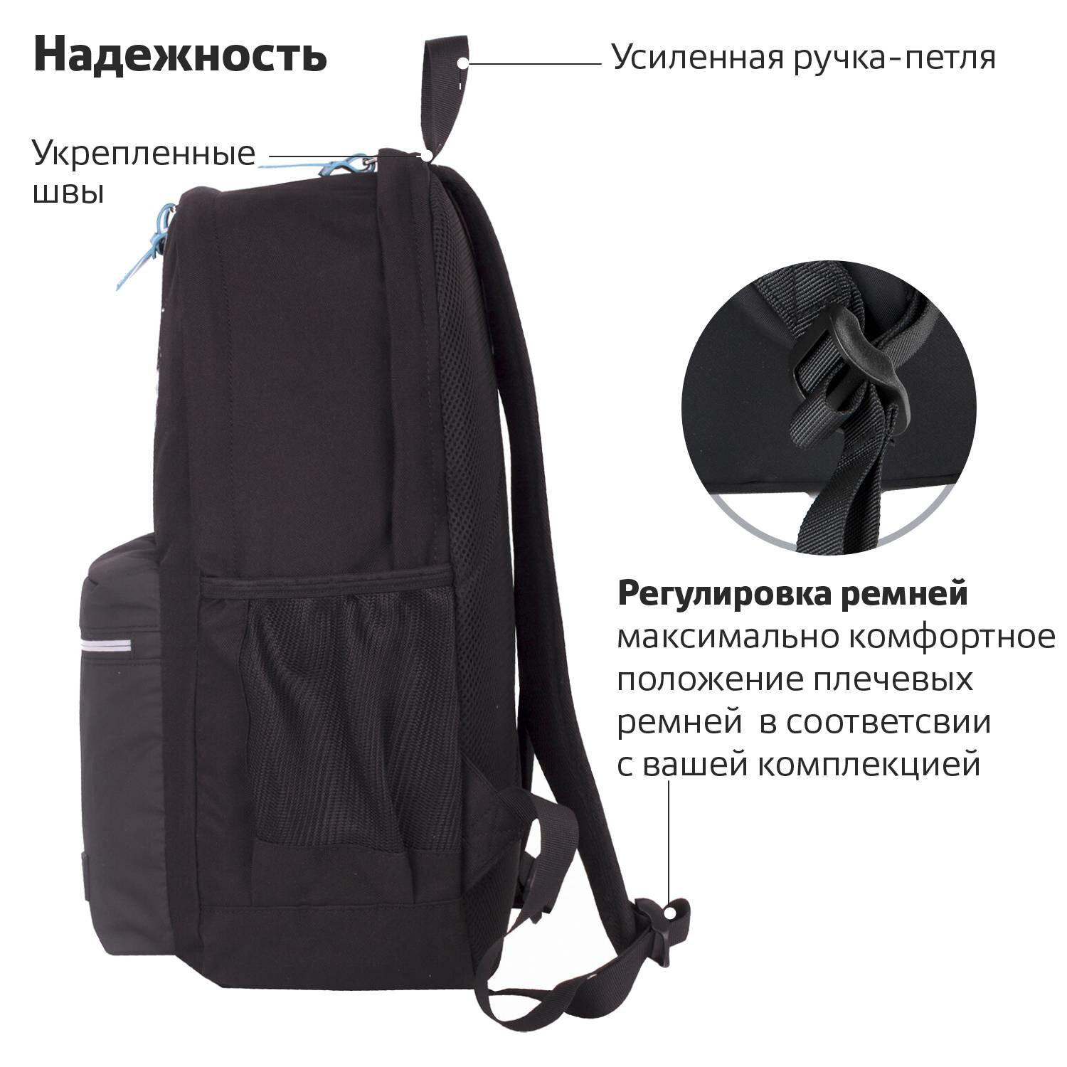 Рюкзак Brauberg Fashion city Skateboard - фото 6