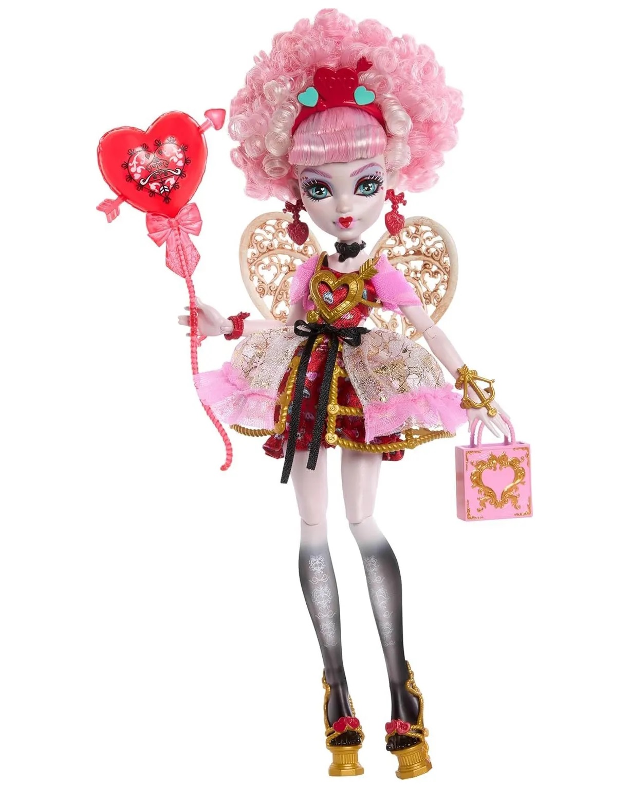 Кукла модельная Monster High Scary Sweet Birthday MATTEL Купидон Астерия высота 28 см JBG77 - фото 2