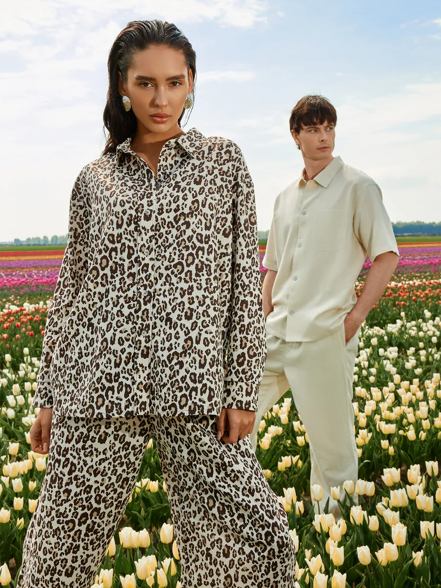 Брюки Mark Formelle (Марк Формэль) 182511/крупный леопард - фото 11