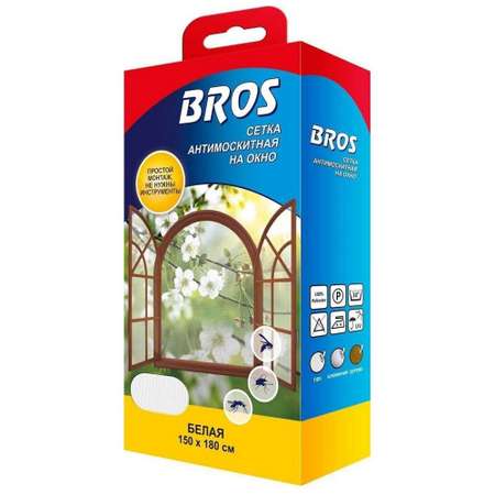 Сетка для окон Bros белая 150х180 см