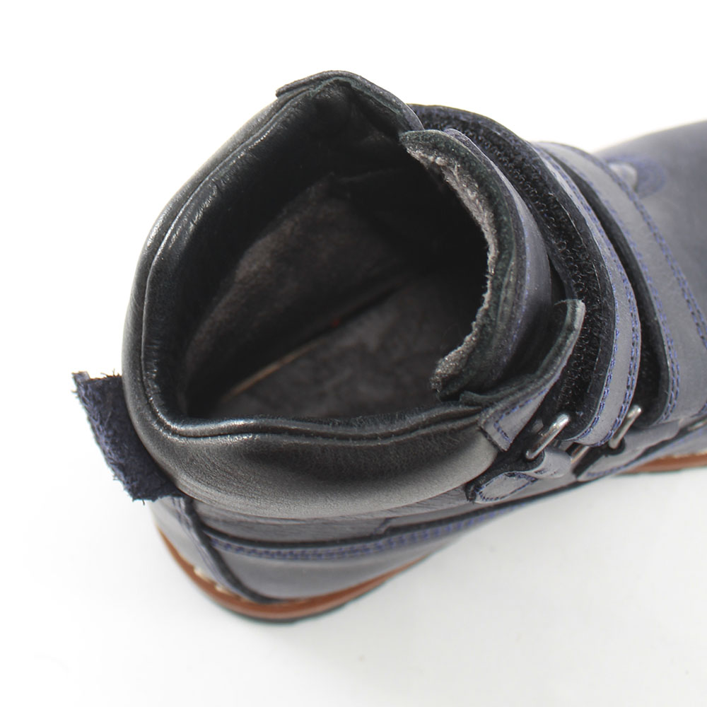 Ботинки Europen 214-80-SV EUROPEN Ботинки детские, т.синий кожа - фото 4