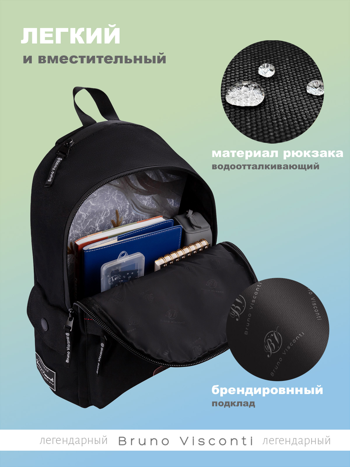 Рюкзак Bruno Visconti - фото 5