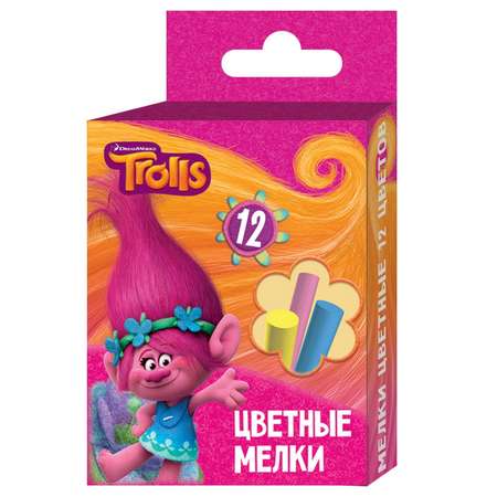 Восковые мелки Trolls 12 шт.