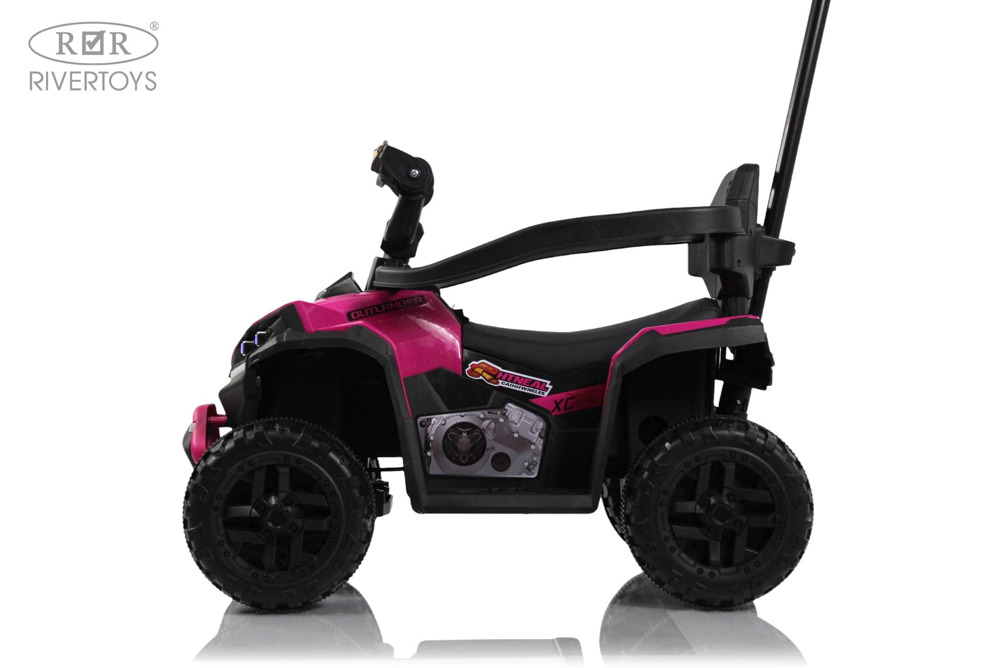 Электромобиль RIVERTOYS F003FF Pink - фото 3