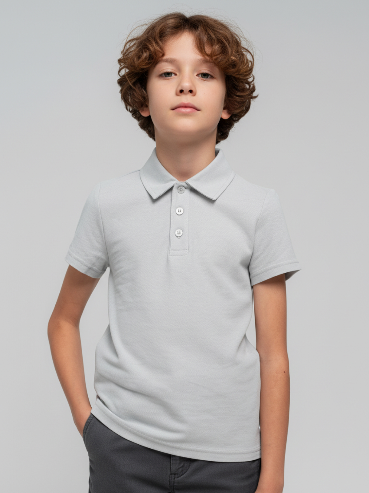 Поло GOJO 624серый - фото 1