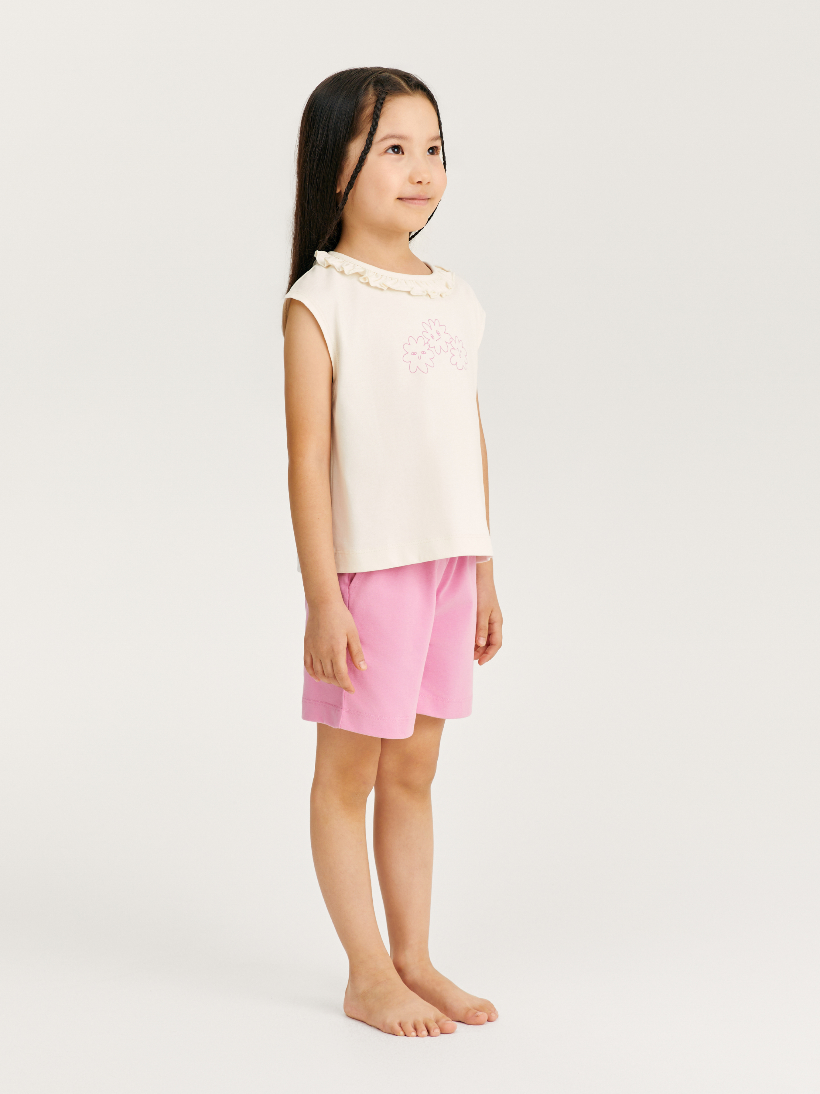 Пижама Junion 904463.TPJM0005-White-pink-2 - фото 3