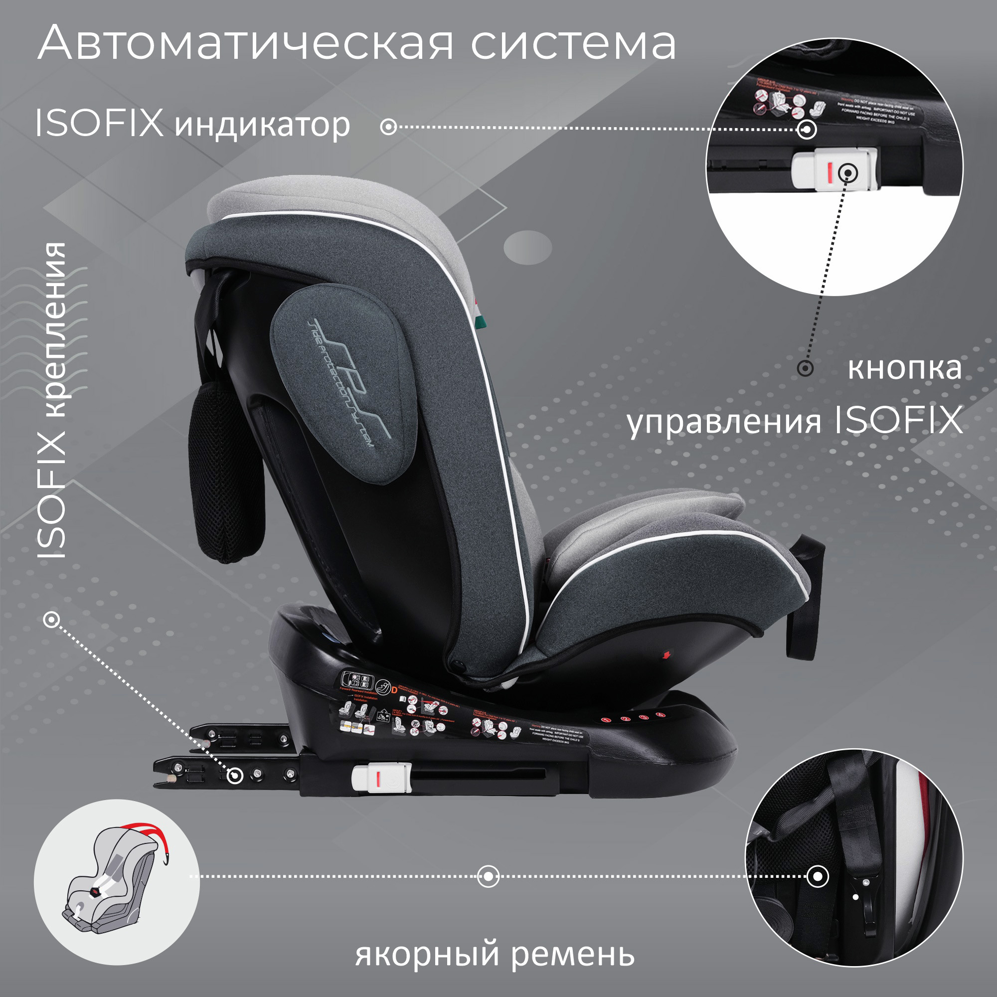 Автокресло Sweet Baby Crosstour Isofix 0+/1/2/3 (0-36 кг) - фото 2