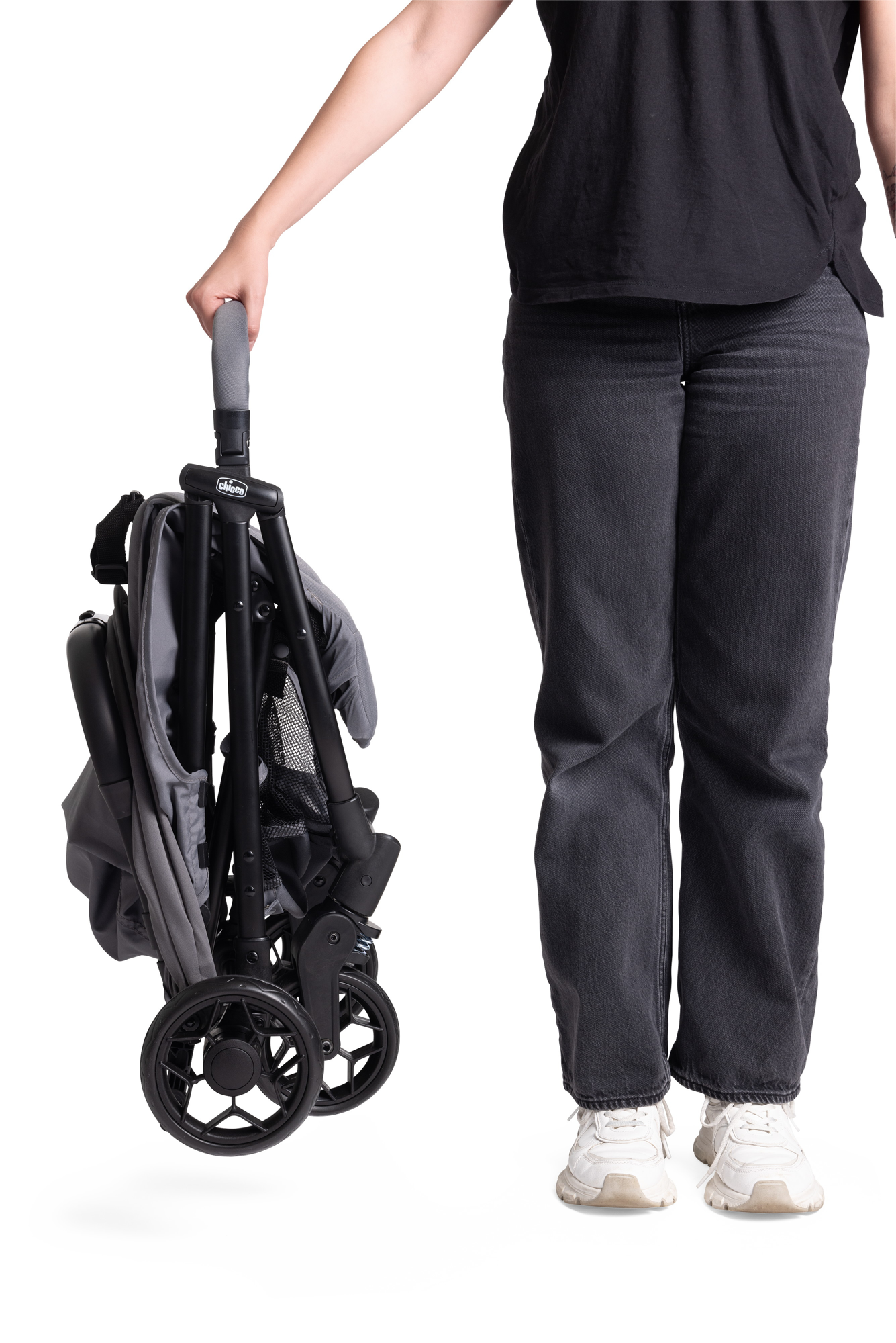 Коляска прогулочная Chicco серый - фото 5