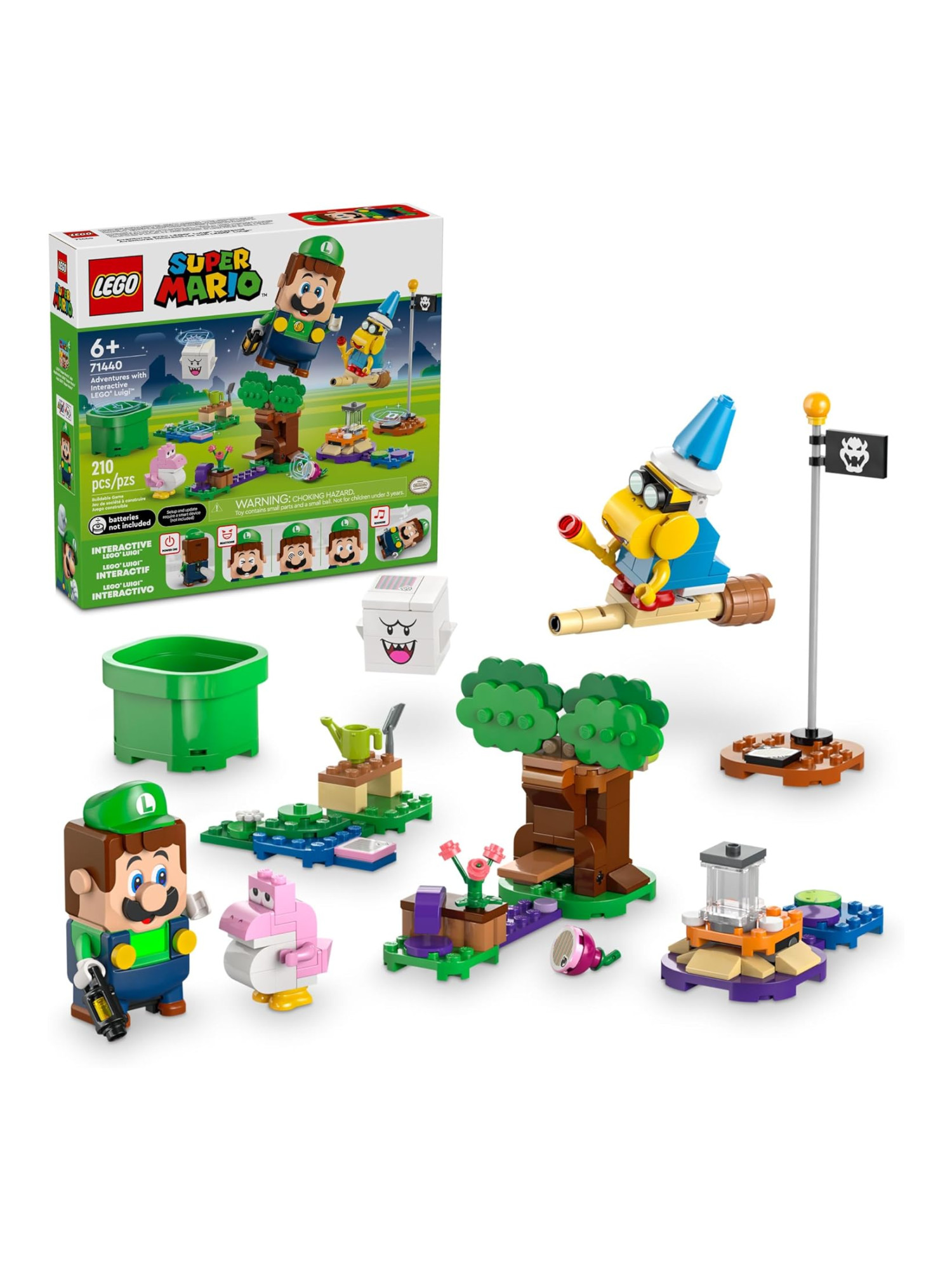 Конструктор LEGO Super Mario Луиджи 210 дет. - фото 7