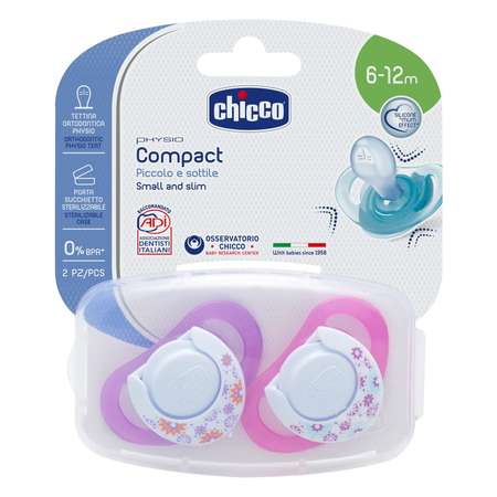 Пустышка Chicco от 6 мес. 2 шт.