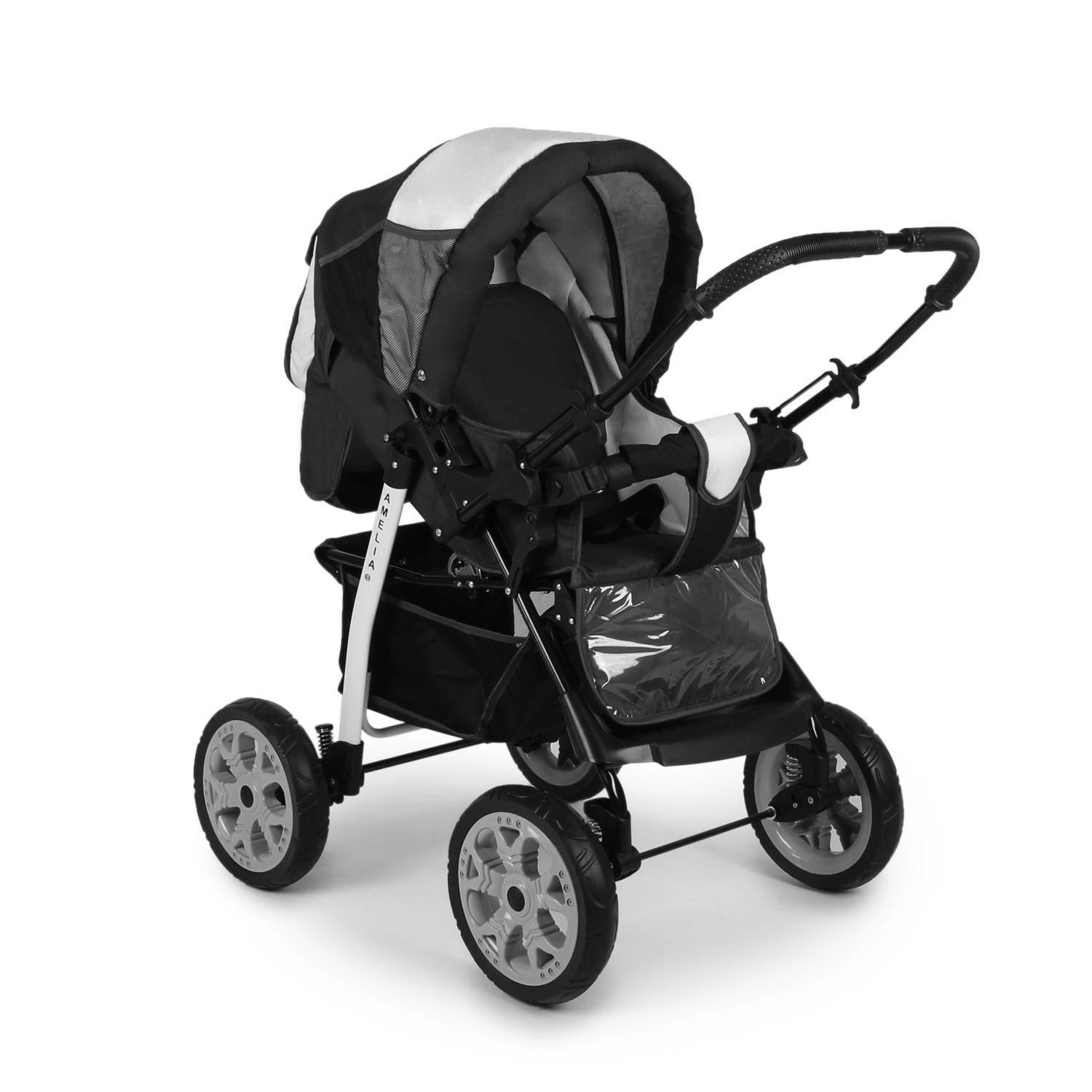Коляска трансформер alis Amelia серый - фото 3