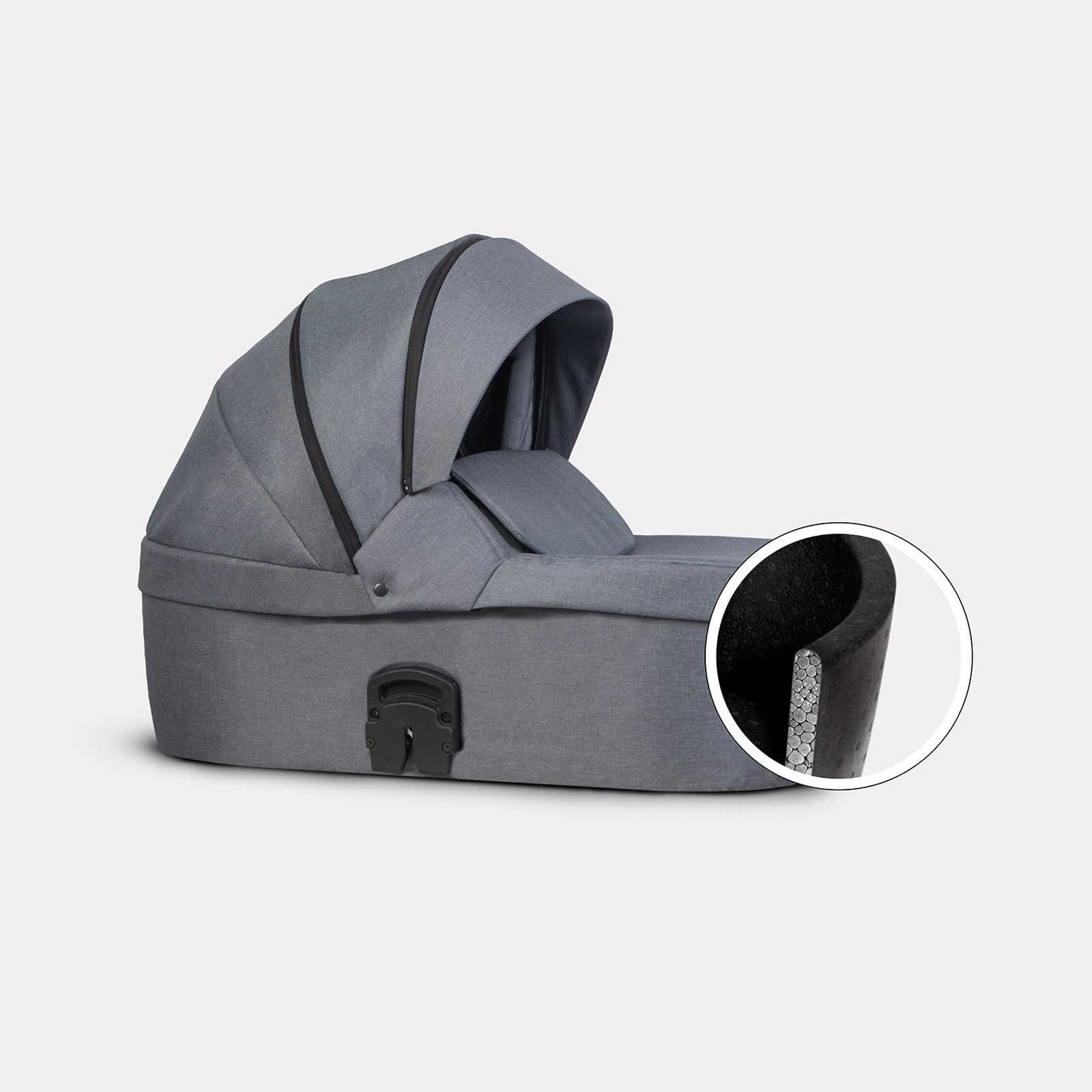 Коляска 2в1 Riko Nano Thermo серый - фото 9