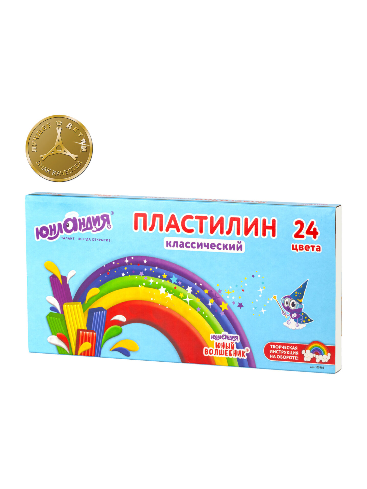 Пластилин Юнландия 24 цв. - фото 3