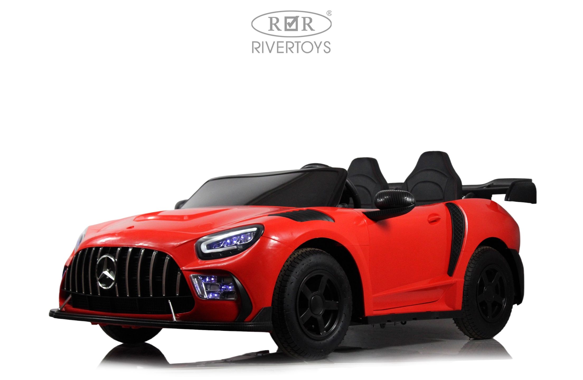 Электромобиль RIVERTOYS Mercedes F999FF-RED С пультом ДУ - фото 3