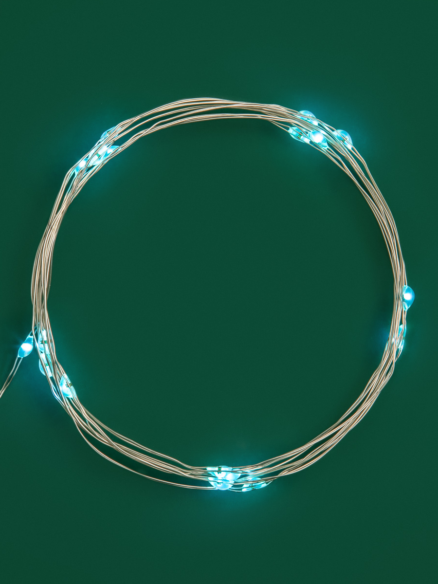 Светодиодная гирлянда NEON-NIGHT Роса 2 м голубое свечение - фото 7