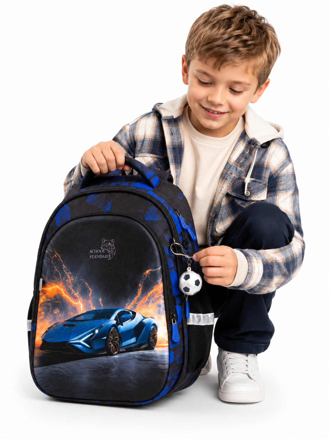 Рюкзак School Standard школьный для мальчика+брелок - фото 4