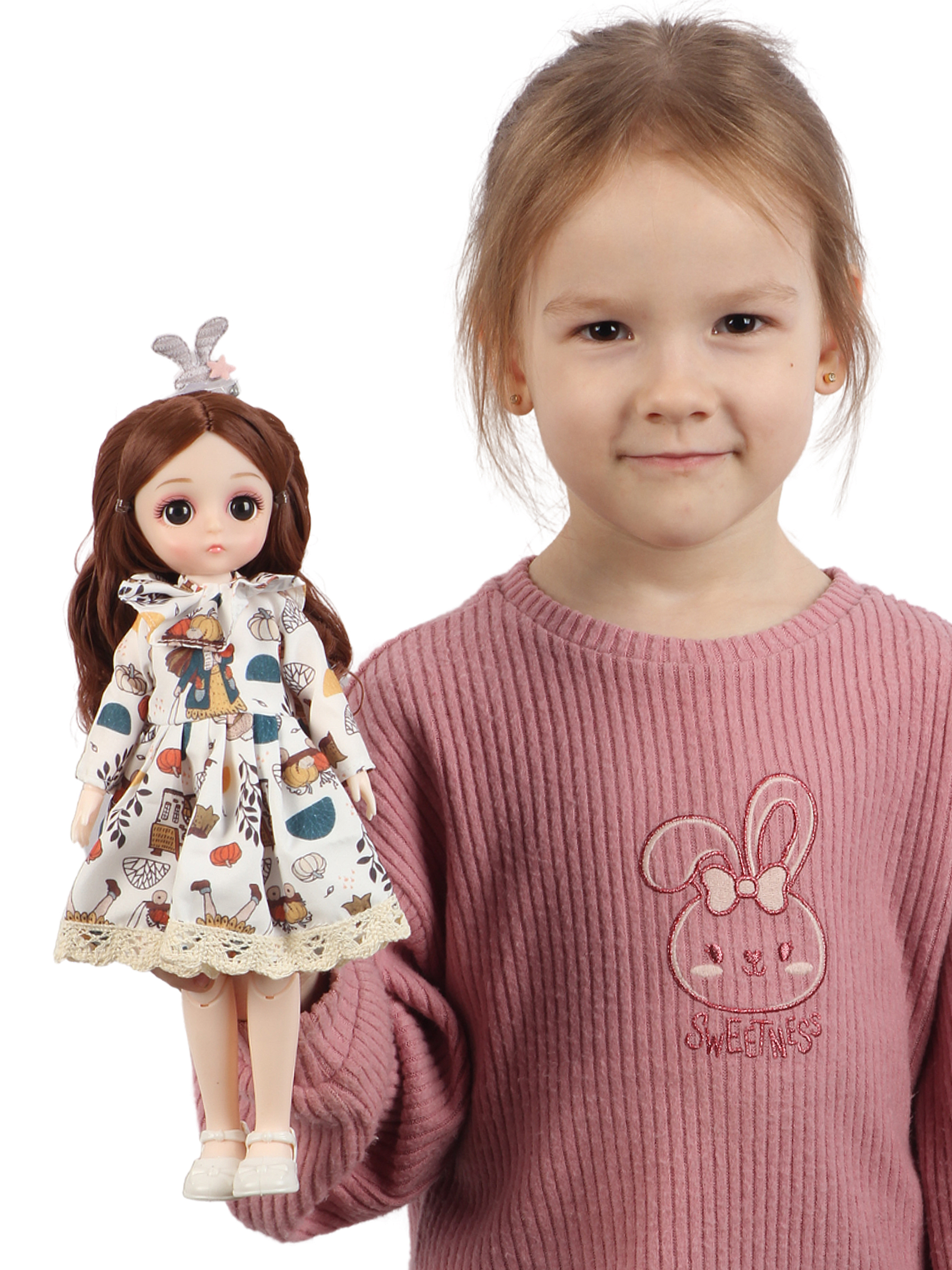 Кукла классическая Little Mania Милана KC001-WBR - фото 1