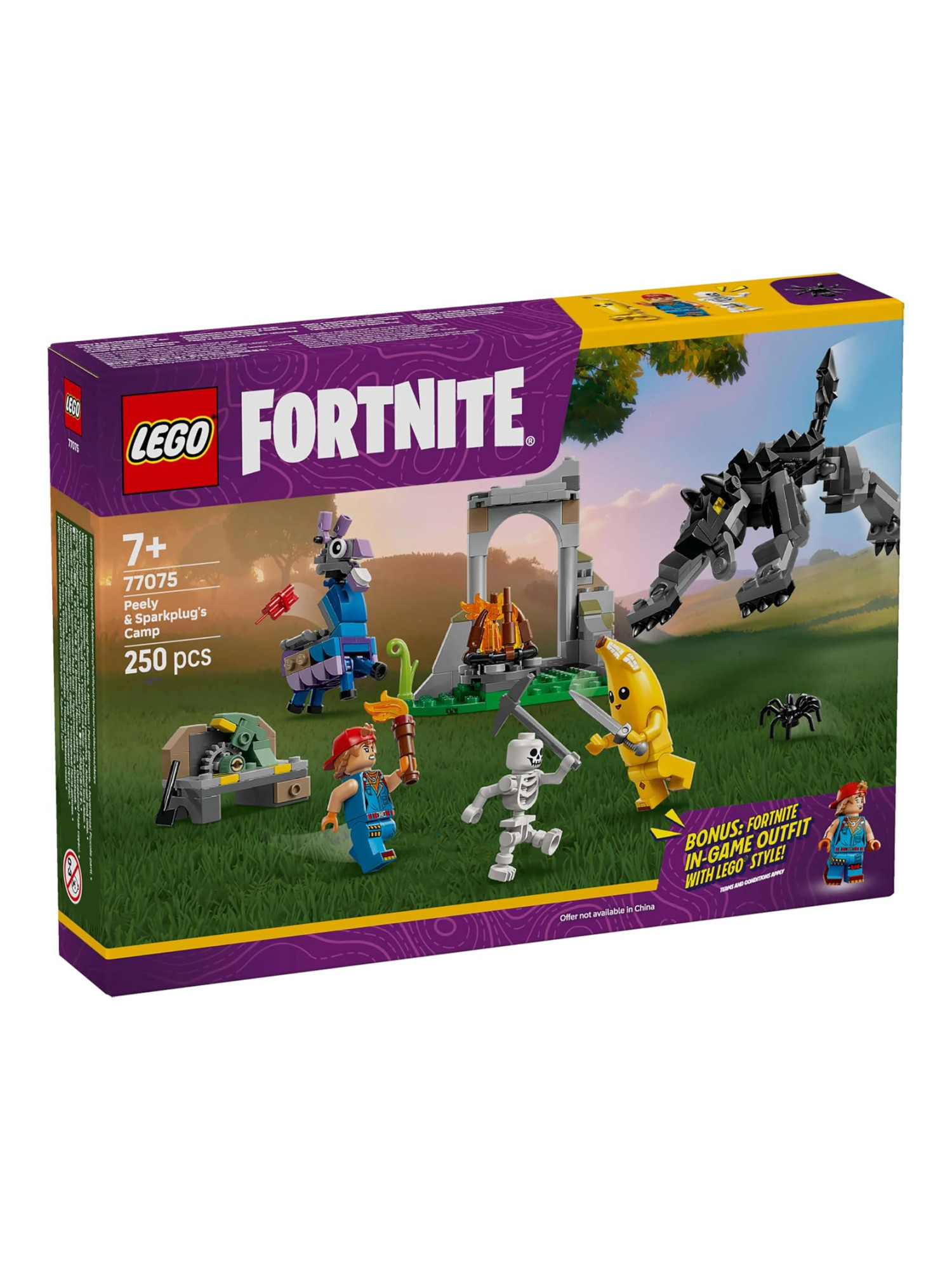 Конструктор LEGO Fortnite Лагерь Пили и Спаркплаг 250 дет. - фото 1