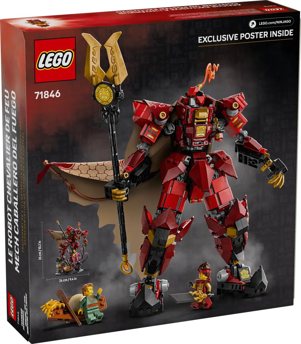 Конструктор LEGO NINJAGO Мех Огненный рыцарь 996 дет. - фото 5