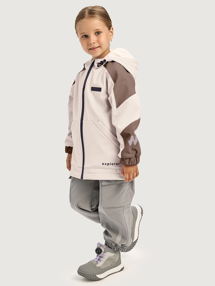 Изображение товара Ветровка NIKASTYLE Softshell для девочки 4л15226 Скайлайн