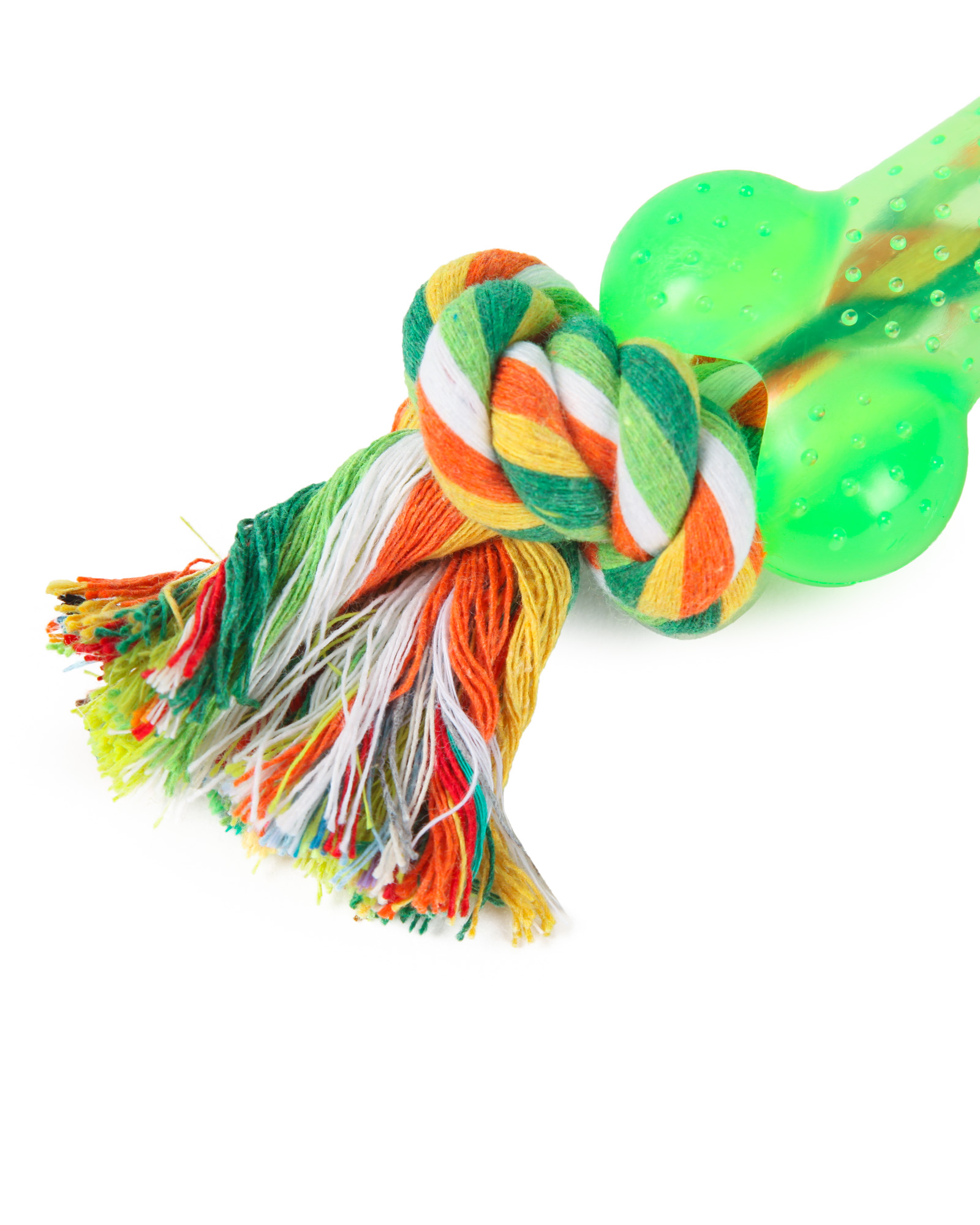 Игрушка для собак Barbaks Кость на канатике 32см - фото 2