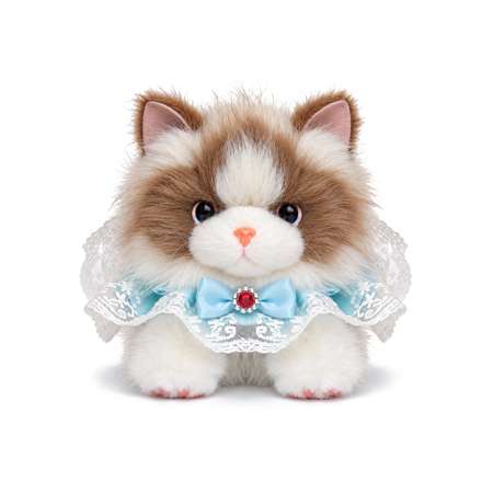 Мягкая игрушка Maxitoys кошечка Бело-Коричневая 43 см