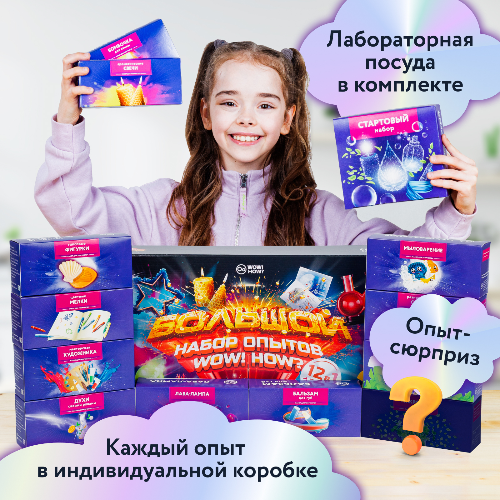 Набор WOW! HOW? Творческий комбо сделай сам косметика - фото 3