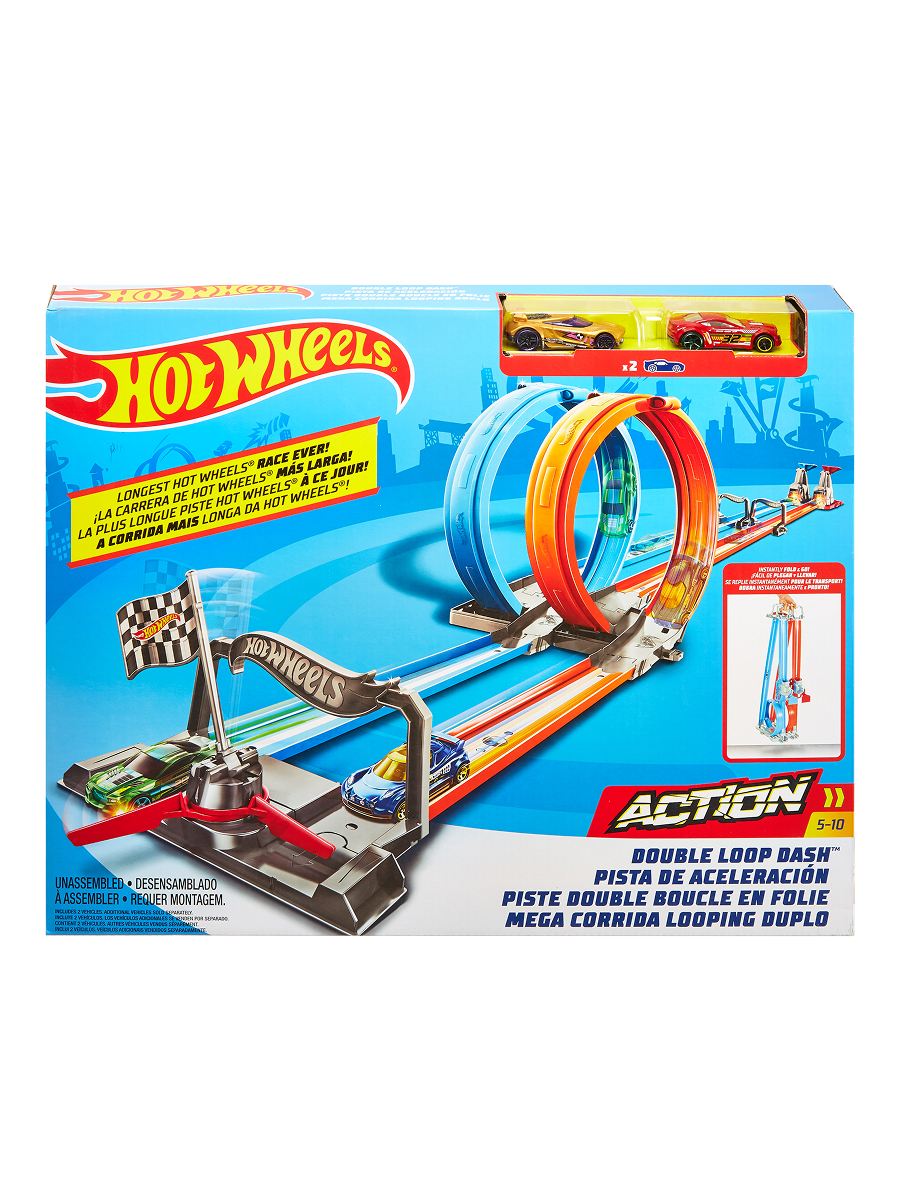 Трек Hot Wheels GFH85 скоростные мертвые петли GFH85 - фото 4
