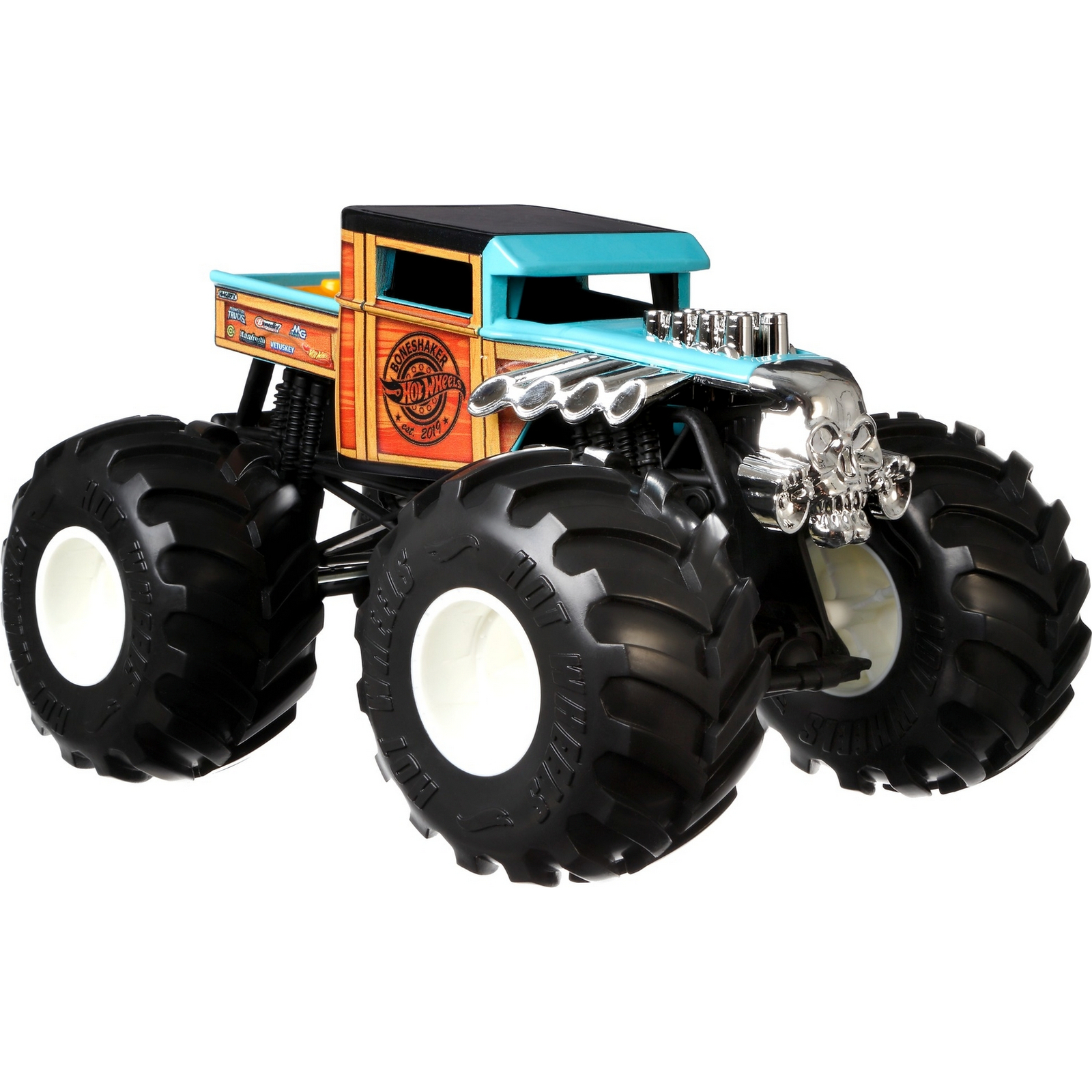 Автомобиль Hot Wheels Monster Tracks 1:24 FYJ83/GJG76 - фото 3