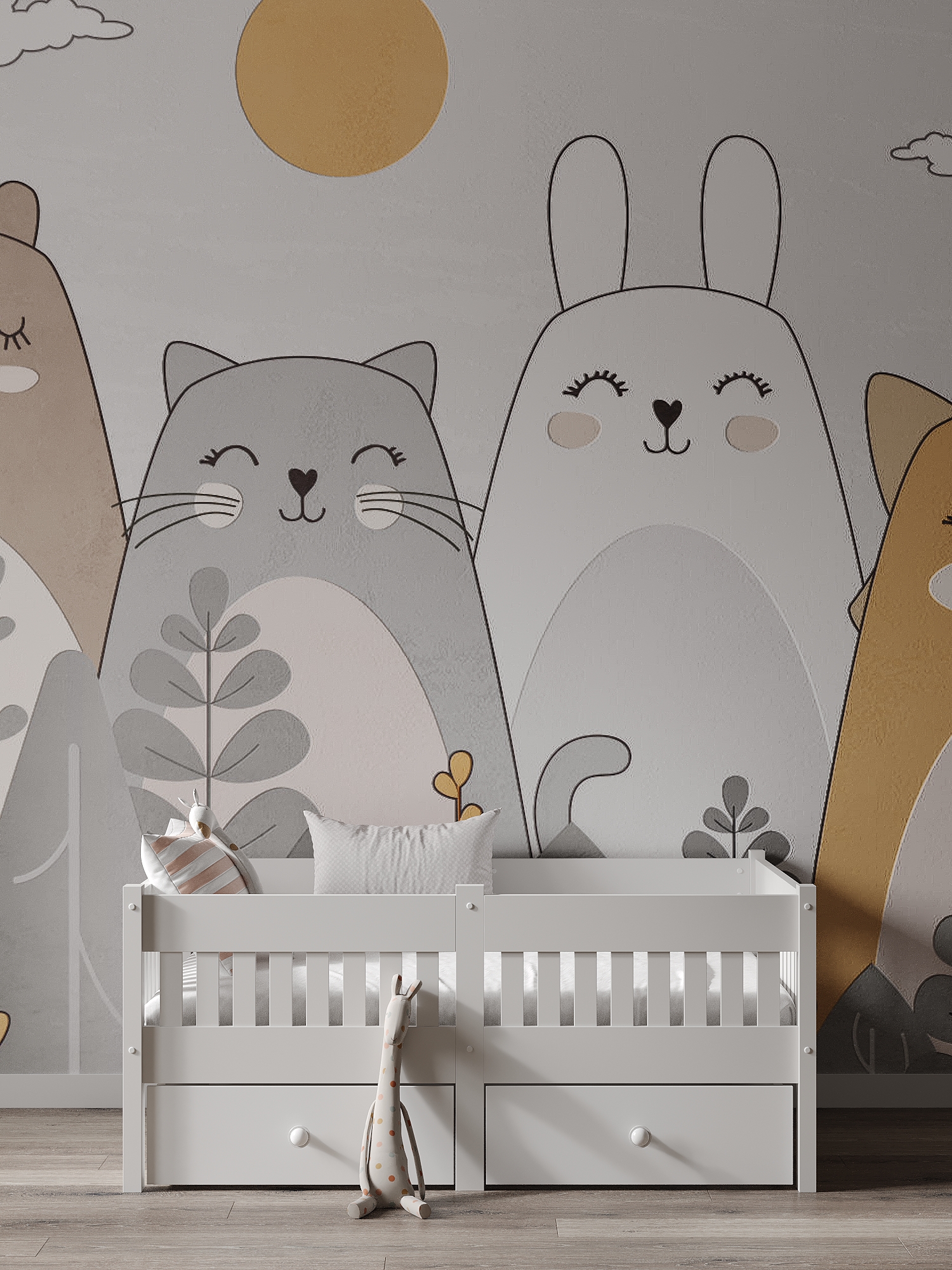 Кровать подростковая Moms charm Бортики (белый) - фото 15