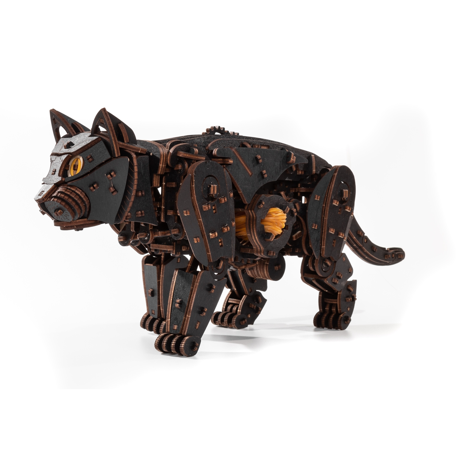 Конструктор Eco Wood Art Черный кот деревянный - фото 10