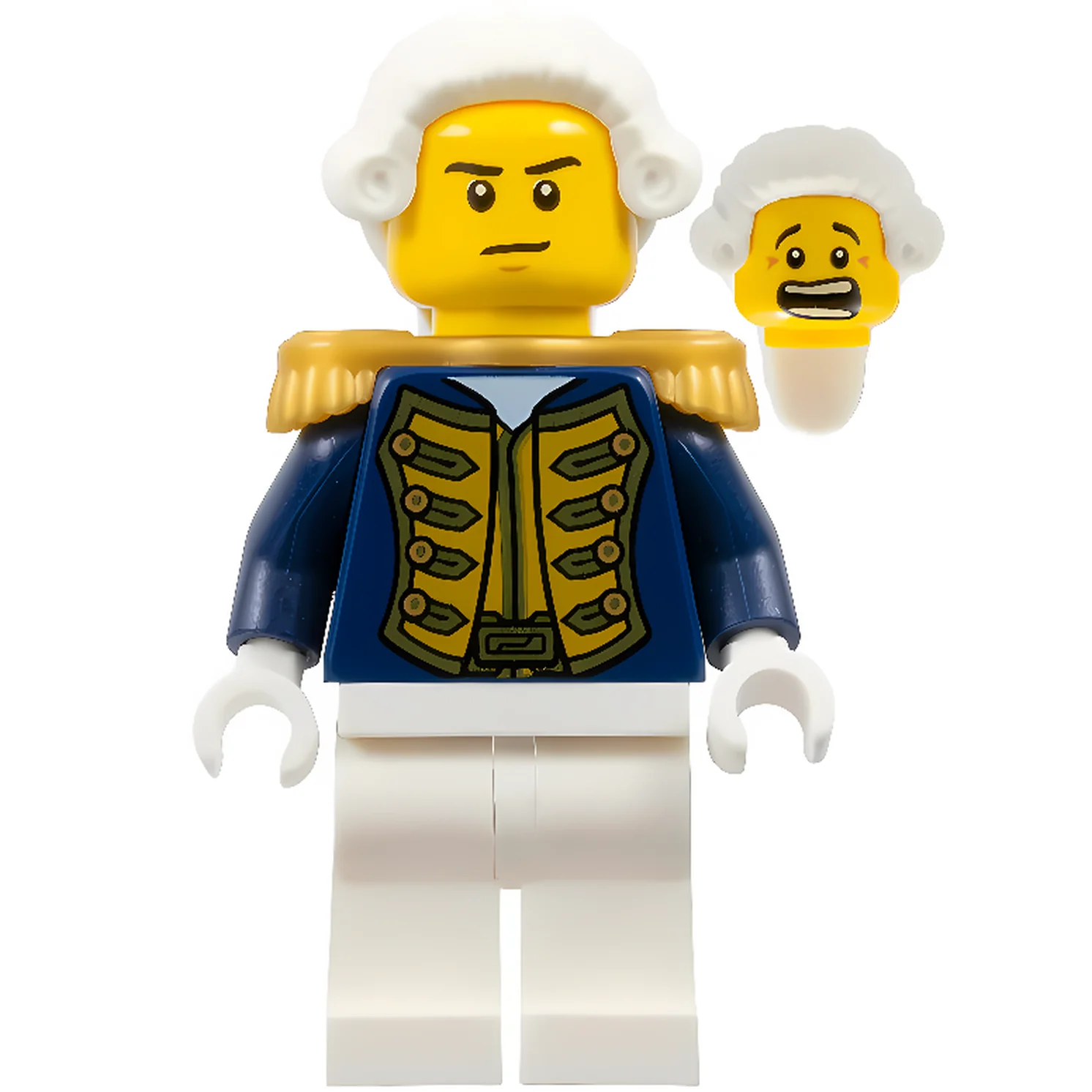 Фигурка LEGO Pirates Admiral Head - фото 1