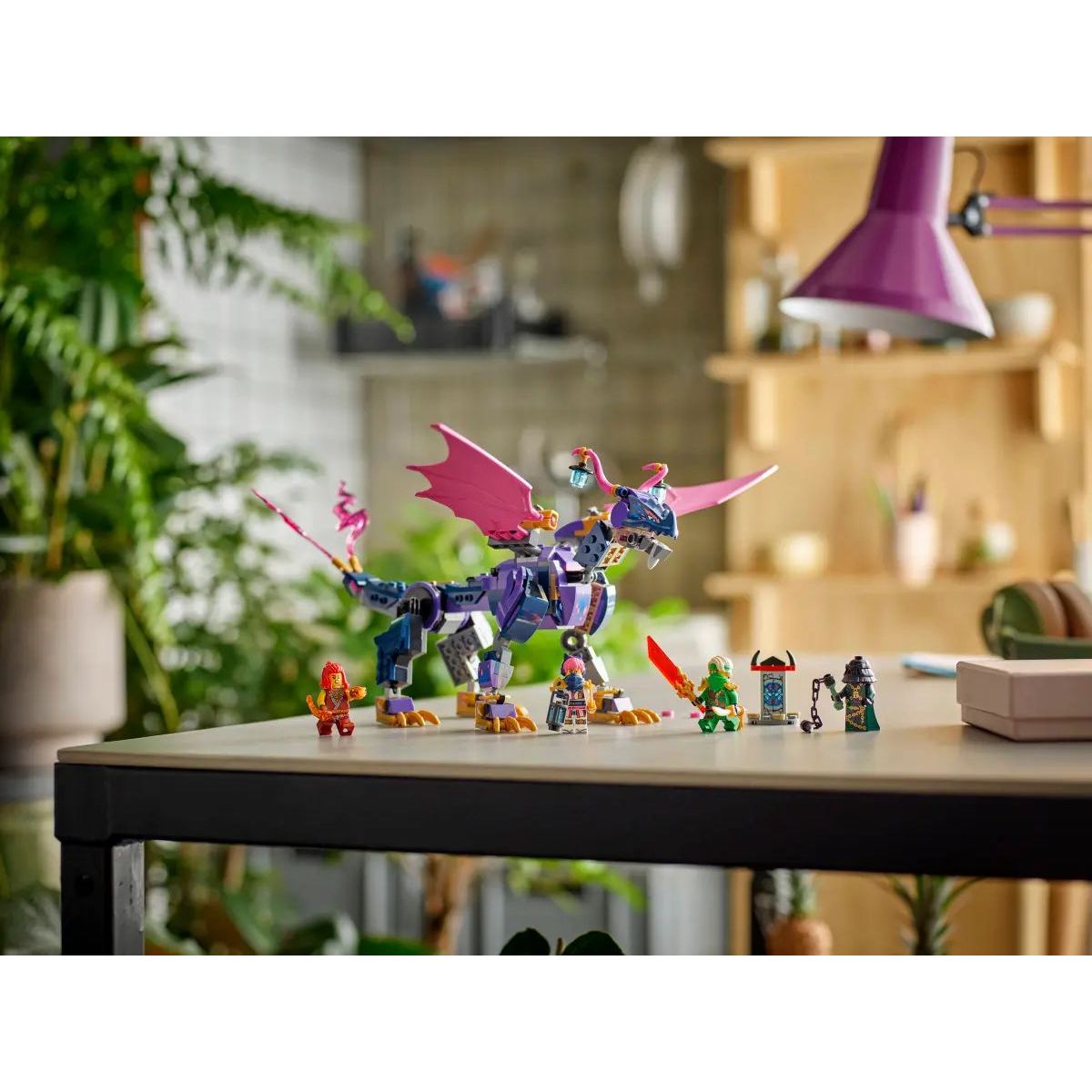 Конструктор LEGO NINJAGO Мастер дракон Ронту 381 дет. - фото 6