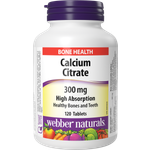 БАД Webber naturals Кальций Цитрат 300 мг 1540 мг 120 таблеток