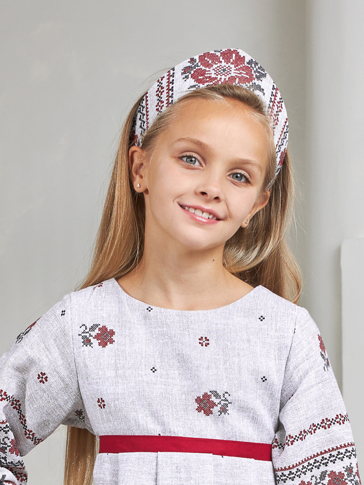 Платье MOUN платье_рогожка_дл/р_орнамент - фото 12