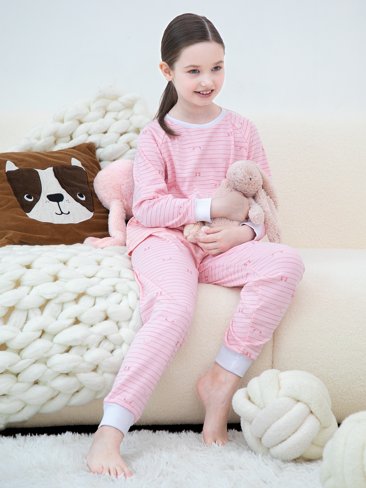Пижама RttKids Turin/Winner-girl-rose-line-animals - фото 4