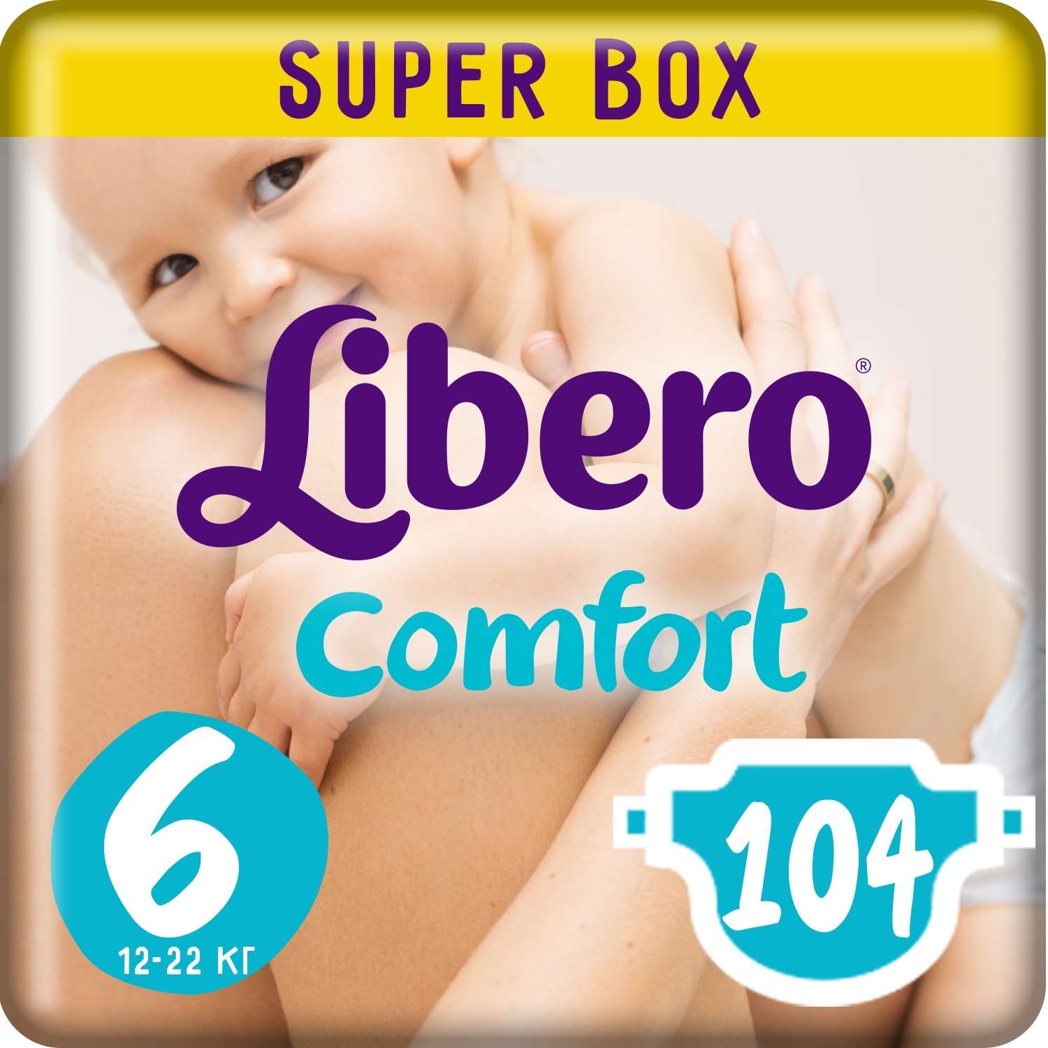 Подгузники Libero Comfort 6 (12-22 кг) 104 шт. - фото 1