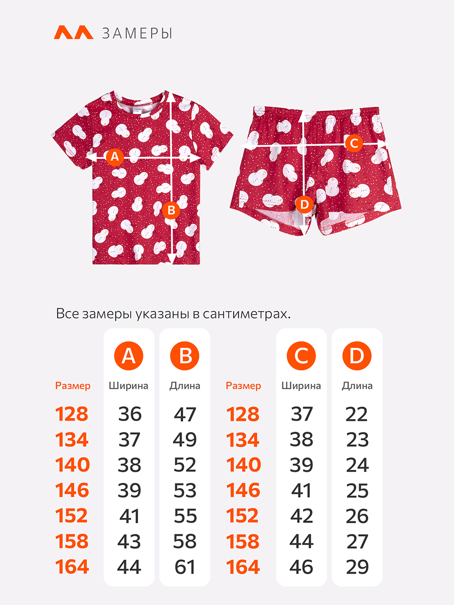 Пижама HappyFox HF2423SPснеговики.на.красном - фото 8