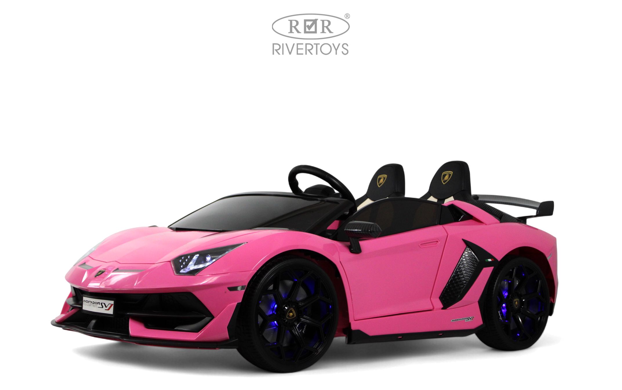 Электромобиль RIVERTOYS A111MP-PINK С пультом ДУ - фото 1