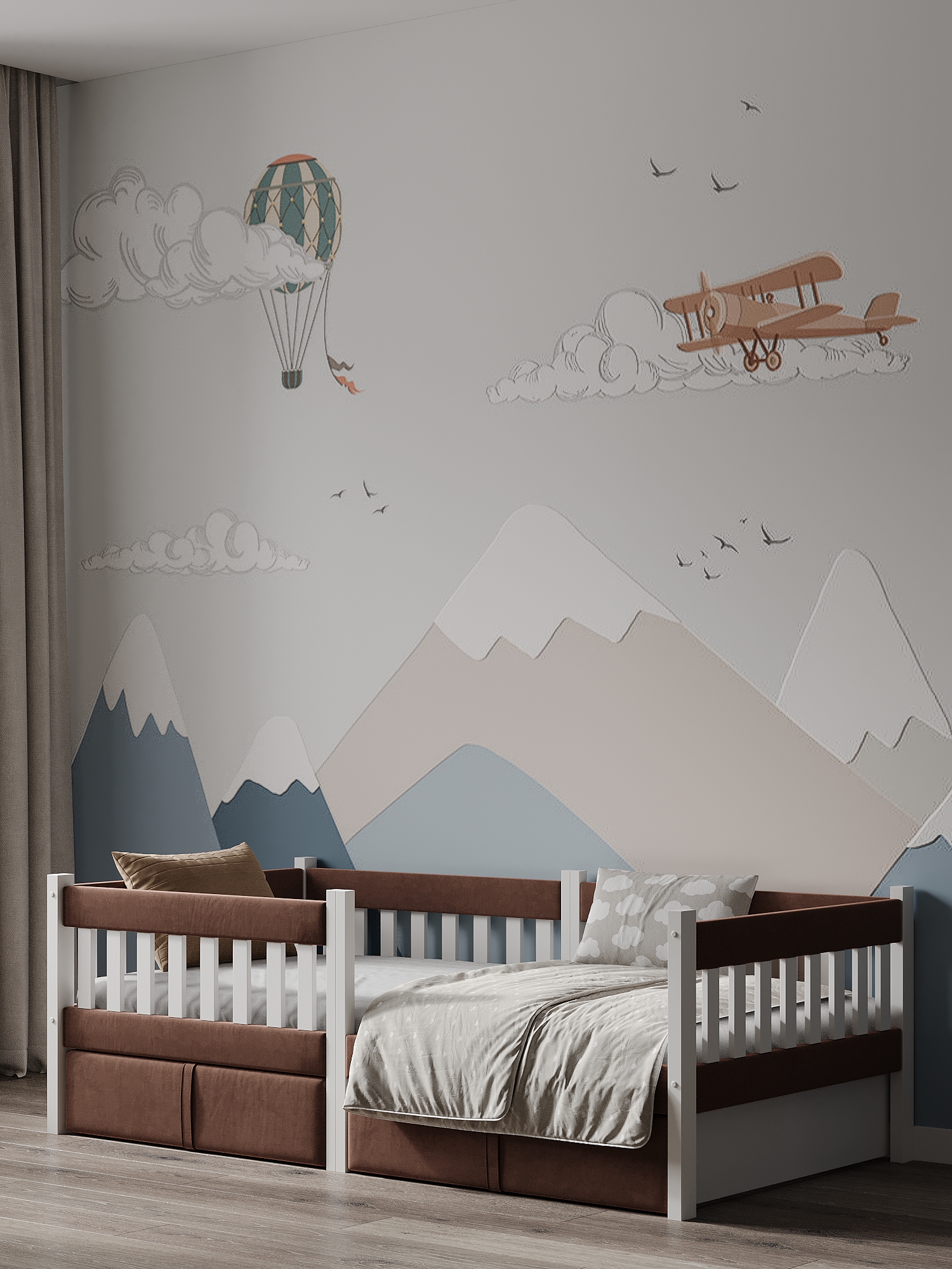 Кровать подростковая Moms charm (коричневый) - фото 11