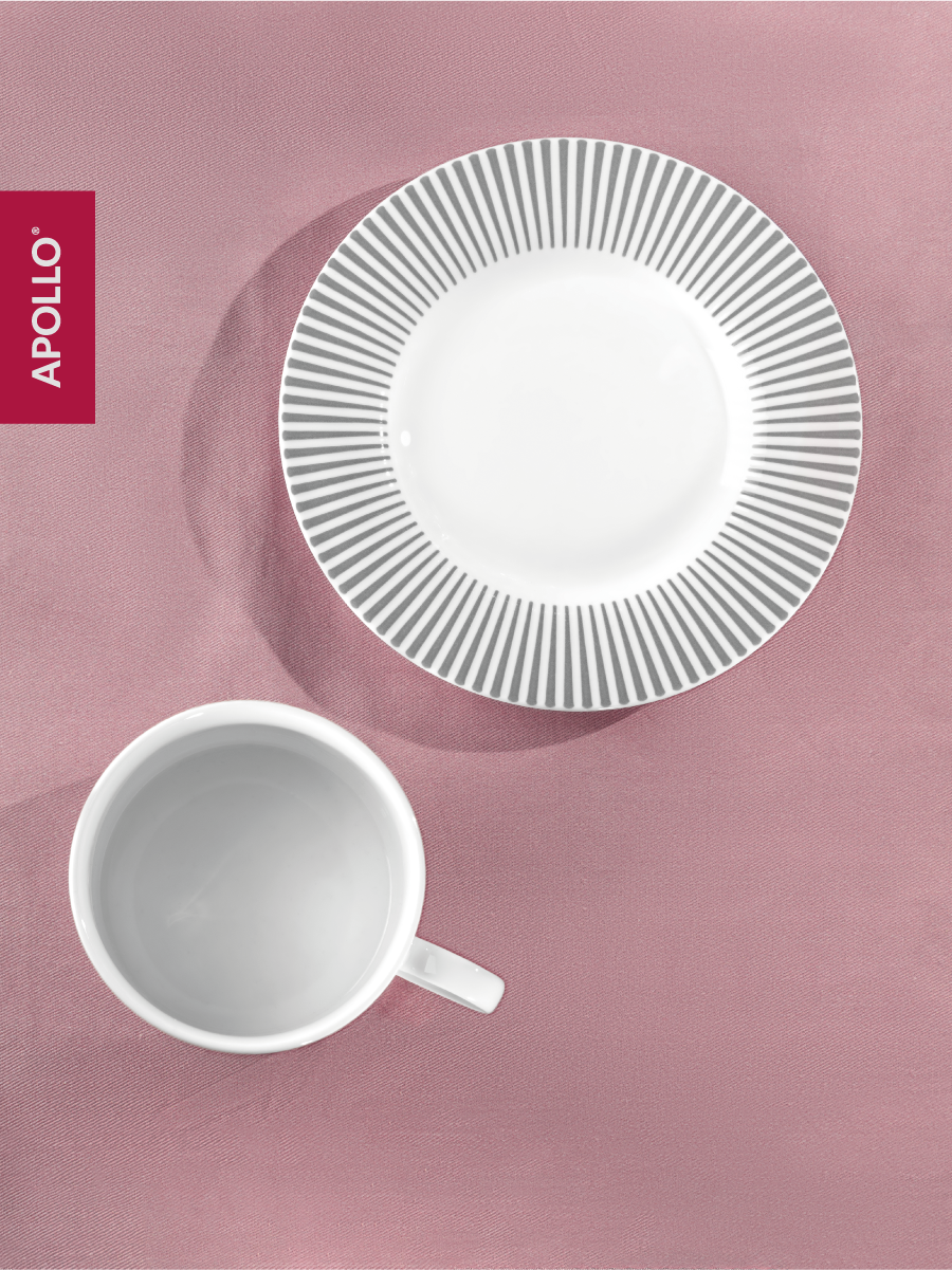 Чайная пара APOLLO 220 мл, серый - фото 2