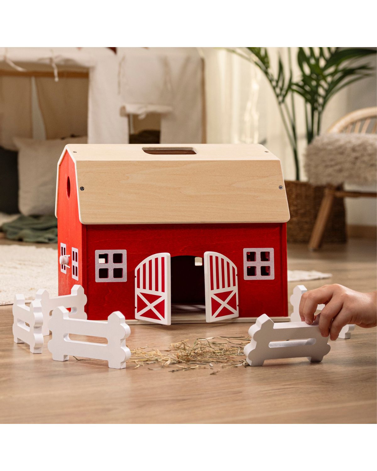 Игровой набор SCHLEICH Large wooden barn - фото 4