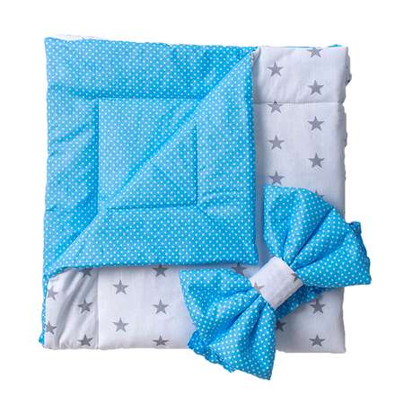 Конверт на выписку Мир Мамы White Blue