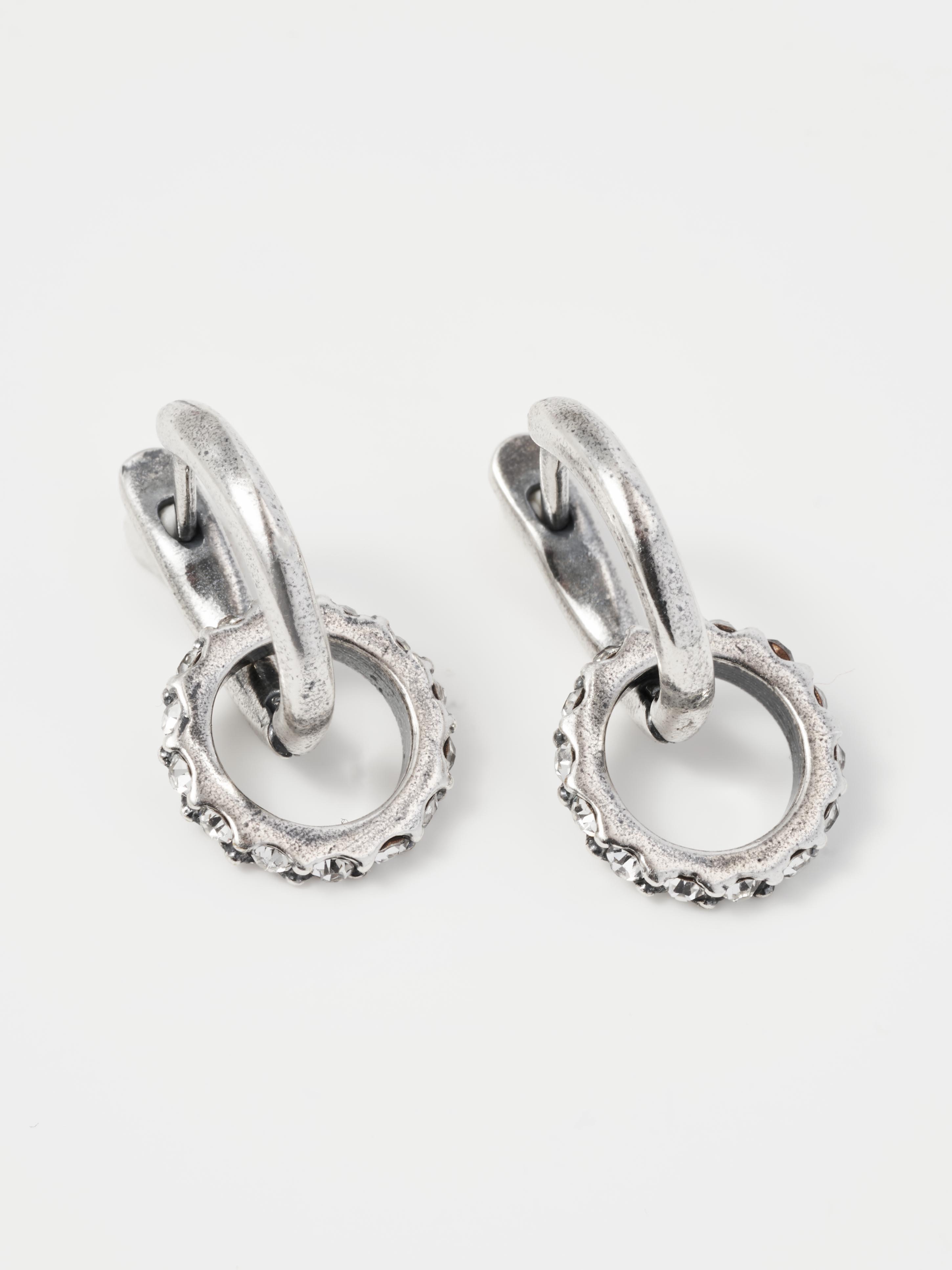 Серьги Shine and Beauty 30309-410-с-белстразы - фото 3