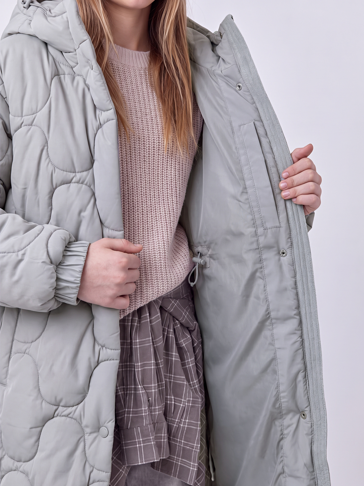 Пальто Premont WP613325LIGHTGREY - фото 8