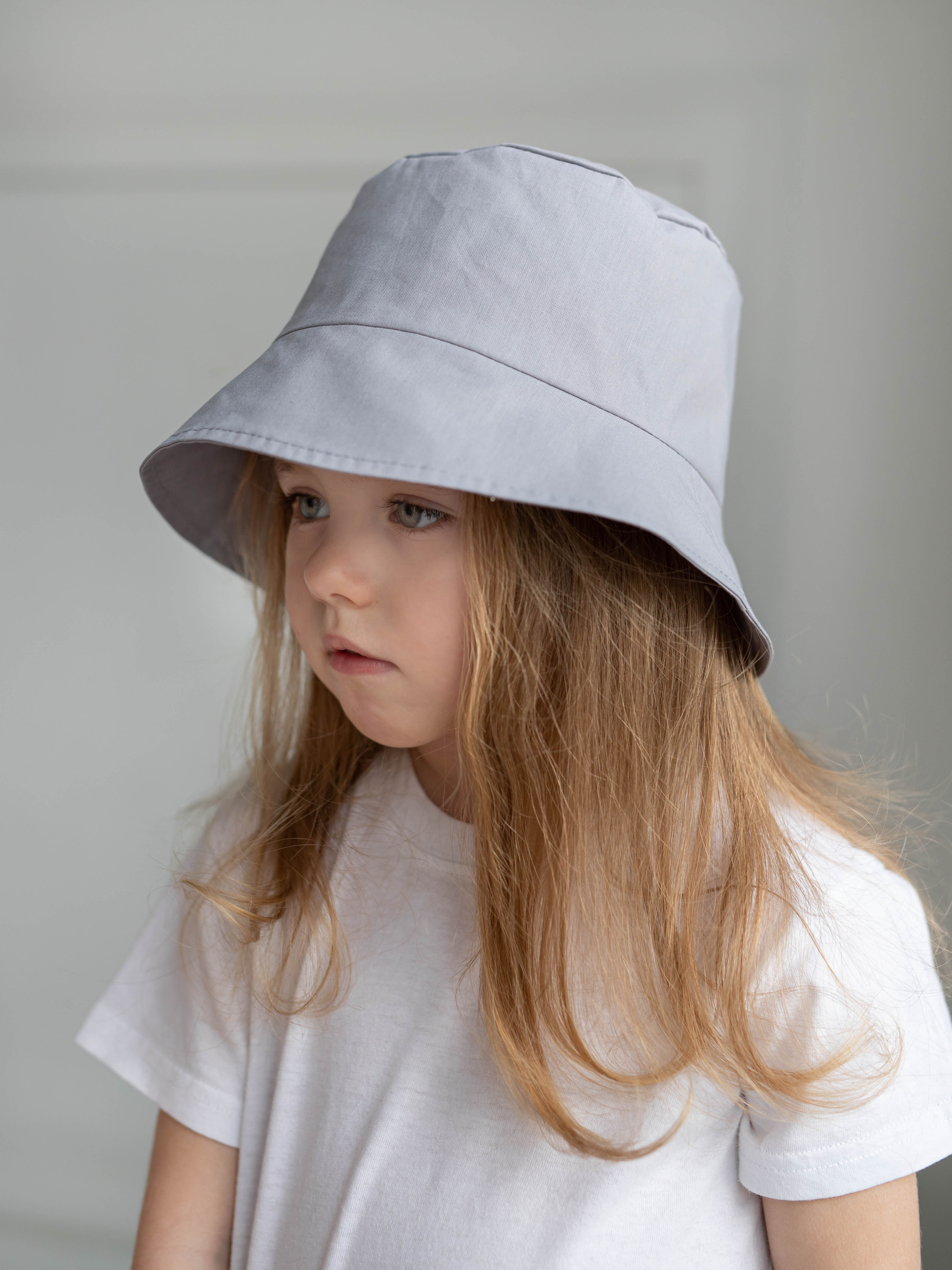 Панама Little Kiddy panama_whiteсерый - фото 3
