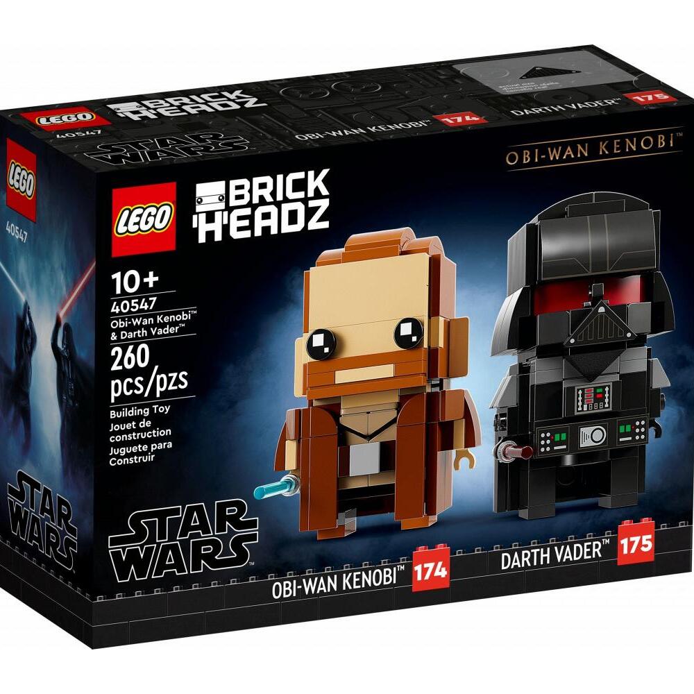 Конструктор LEGO BrickHeadz Оби-Ван и Дарт Вейдер 40547 205 дет. - фото 1