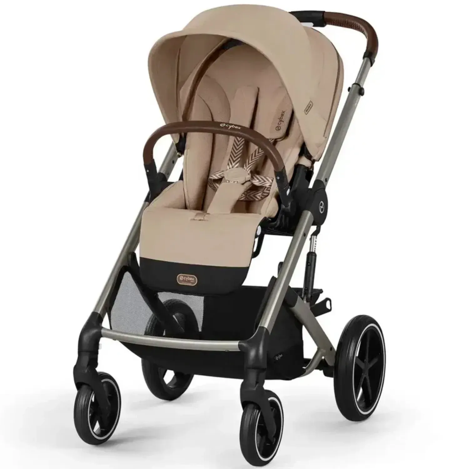 Коляска 2в1 Cybex Balios S Lux TPE бежевый - фото 7